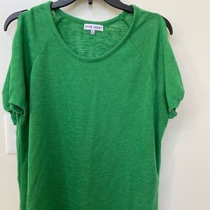 Short sleeve cut out tee